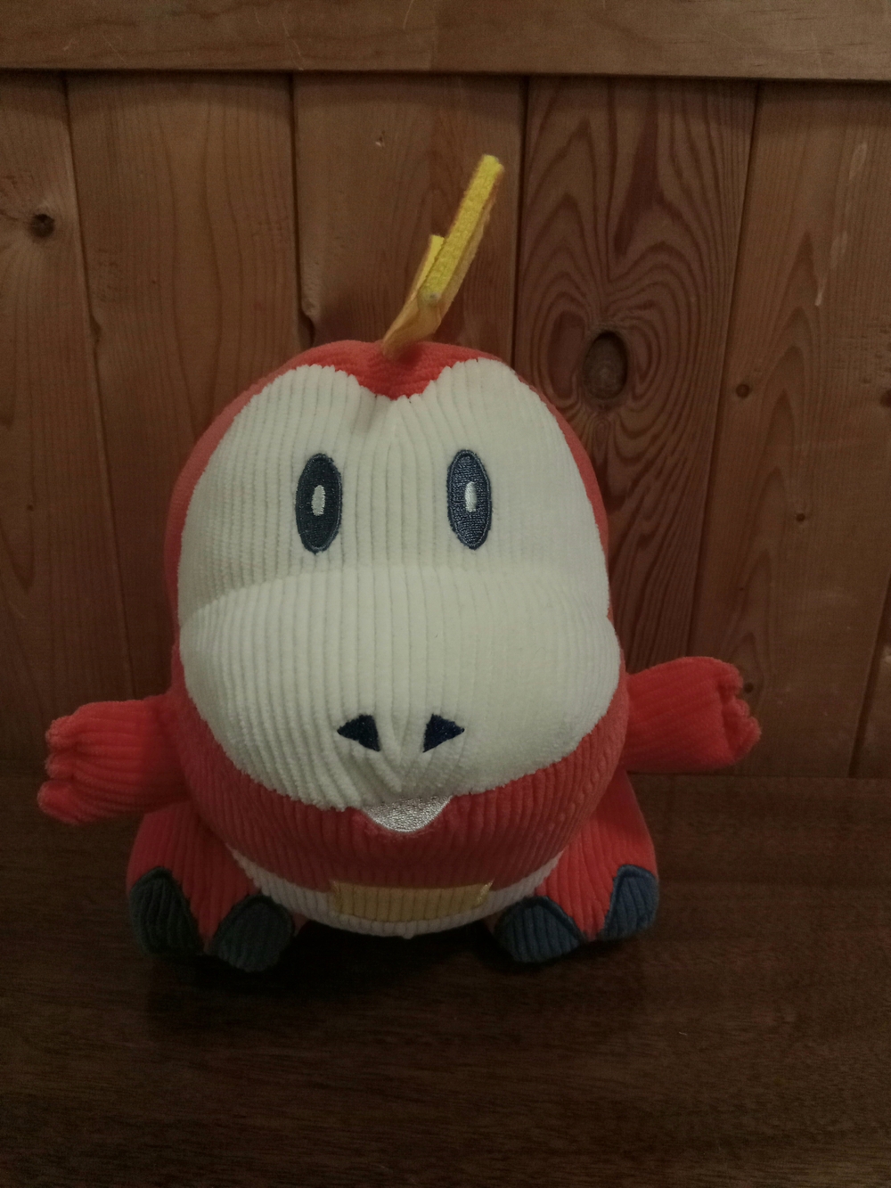 Pokemon Fuecoco Corduroy 8 Inch Plush Authentic Select Series Jazwares